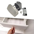 thumbnail image 4 of Cerradura para cajón de gabinete, cerradura para armario, pestillo para cajón de aleación Premium, pestillo para cajón RV para puerta de B, 4 of 8