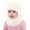 White, variant on Landzoo One Kids Winter Fleece Knit Hat With Ear Warm Thermal For Infants Toddlers Boys Girls Cold Weather Outdoor Cozy Stylish Basic Bomber Hats