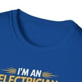thumbnail image 3 of I'm an Electrician Fully Qualified to Remove Your Shorts and Check Your Box T-Shirt Royal, 3 of 4