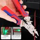 thumbnail image 4 of Herramienta reparación cabrestas alicates stripper alambre 13-en-1 plegable con probador voltaje, 4 of 9