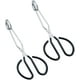 thumbnail image 1 of Pinzas de cocina de acero inoxidable de 10 pulgadas con agarre antideslizante, juego de 2, 1 of 4