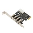 thumbnail image 4 of Pci E to USB Expansion Card Hub, 4 puertos USB2.0 PCI E A 4 USB HUB Rendimiento ESTABLE DE CHIP DE ALTO RENDIMIENTO Para Camaras, 4 of 7