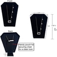 thumbnail image 2 of 3 Pack 3.38" Tall Small Pendant Chain Necklace Display Stand, Leaning Earring Stand Jewelry Display, 2 of 4