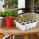 thumbnail image 5 of Macetas reutilizables para vivero con agujeros de drenaje: bandejas flexibles para sembrar semillas, propagar esquejes y cultivar flores o verduras en interiores, 5 of 5