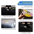 thumbnail image 2 of Iauyy Foldable Windshield Sun Shade for Cars, Interior Sun Protection for car UV Protection for Sedan/SUV/Truck, (S/M/L) Decorated with White Flowers, 2 of 8