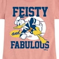 thumbnail image 3 of Disney - Donald Feisty And Fabulous - Toddler & Youth Girls Short Sleeve Graphic T-Shirt, 3 of 5