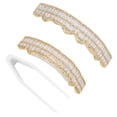 thumbnail image 3 of Hop GoldPlated Brass Hip Hop False Teeth Set  Festival Teeth Decoration BraceGold, 3 of 7
