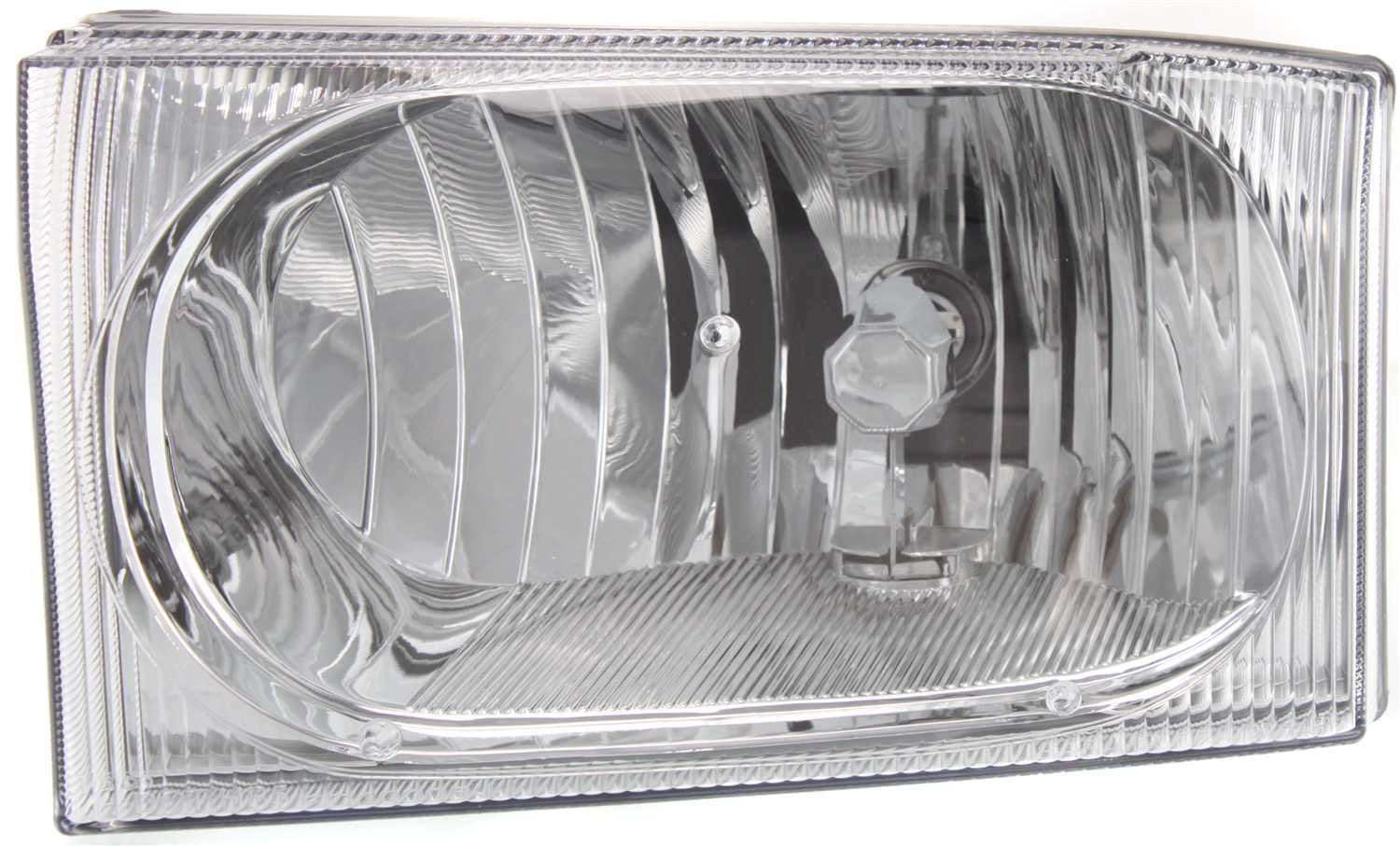 Headlight Compatible With 2002-2004 Ford F-250 Super Duty F-350 Left Driver Halogen With bulb(s)