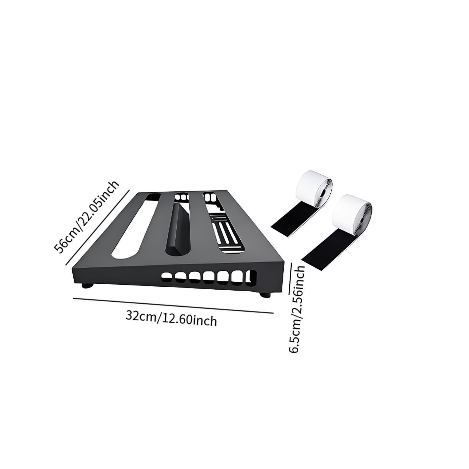 Dualoai 1 Piece Effects Pedal Board Alloy Guitar Pedalboard Electric Guitar Effect Board L