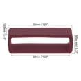 thumbnail image 2 of Uxcell Watch Band Strap Loops Silicone for 28mm Width Watch Band, Wine Red 4 Pack, 2 of 5