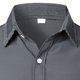 thumbnail image 4 of Blusa y camisa de manga larga con cuello vuelto para hombre, informal, con estampado de patchwork, cuello vuelto, botones, blusa de manga larga para hombre, 4 of 5
