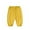 Yellow, variant on Toddler Pants Spring Summer Boys Girls Loose Trousers Solid Color Fashion, Size 18-24 Months