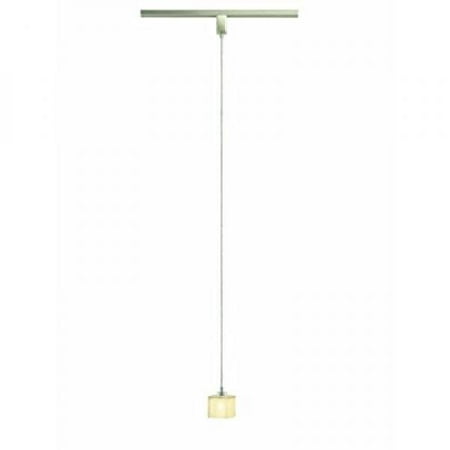 Brushed Nickel Miniature Pendant Track Lighting Fixture Glass Cube Brushed Nickel Miniature Pendant Track Lighting Fixture Glass Cube