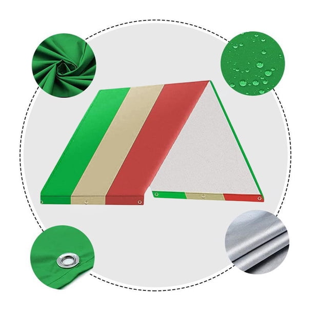 de columpios Lona de repuesto, protección solar parasol Cubierta para lluvia Protección parasol Toldo de tejado de tejado Patio de , Verde Beige Rojo shamjiam Toldo del techo del patio de recreo