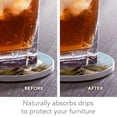 thumbnail image 6 of CounterArt "Beach Path" Colorful Round Absorbent Stone Coaster 4 Pack, 6 of 7