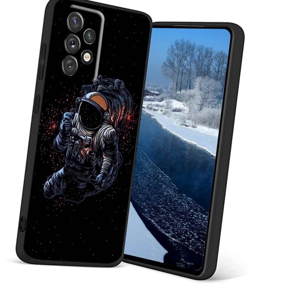 Compatible with Samsung Galaxy A32 5G Phone Case, astronaut-space-2 Case Silicone Protective for Teen Girl Boy Case for Samsung Galaxy A32 5G