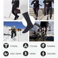 thumbnail image 2 of MANARC Men Women Cotton Dress Socks Soft Comfortable Durable Breathable 3 Pack Navy Blue., 2 of 5