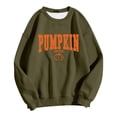thumbnail image 3 of Women's Halloween Pumpkin Graphic Sweatshirt Fall Coffee Lover Print Crewneck Pullover Top Autumn Winter Casual Party Outfit for Women Girls Oversized Cozy Gift, 3 of 4