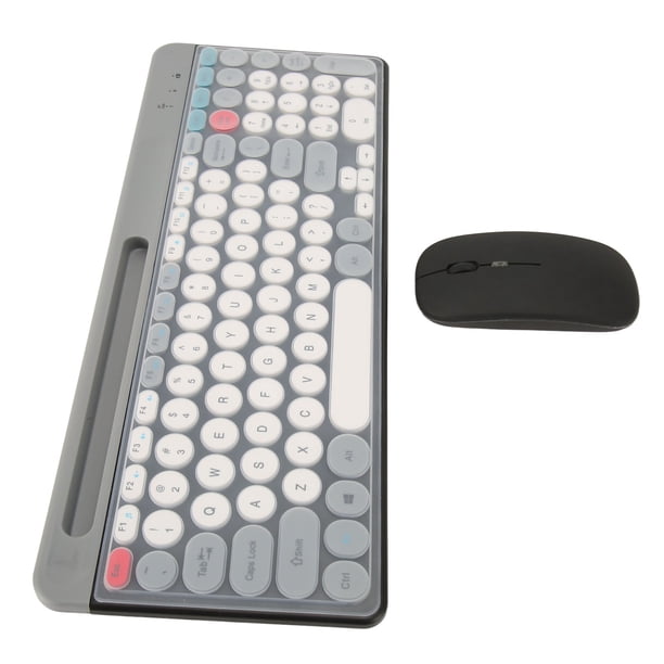 Juego De Ratón Con Teclado Inalámbrico , Cómodo Estilo Retro, Juego De Ratón Y Teclado Inalámbrico Para Ordenador, Modo Doble, A Prueba De Polvo Para El Hogar