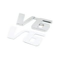 thumbnail image 3 of Unique Bargains Silver Tone Metal V6 Pattern Adhesive Badge Emblem Sticker Decoration for Car, 3 of 3