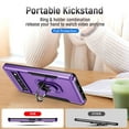 thumbnail image 7 of Dteck for Google Pixel 9 Pro XL Case with Stand Ring Kickstand Military Grade Fit for Magnetic Car Mount Anti-Scratch Shockproof Case, Purple, 7 of 7