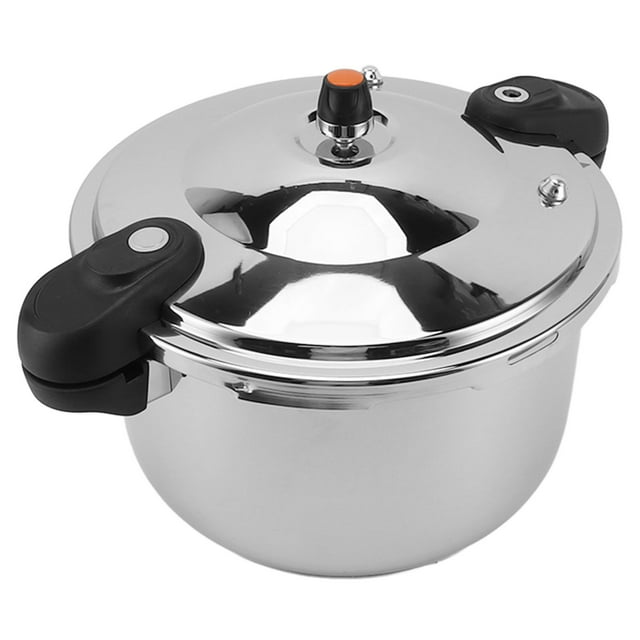 Stainless Steel Pressure Cooker, 80kpa Pressure Canner, For Kitchen Cookware Dual Handle Fast Cooking Intelligent , With Lid For Gas Electric Stove