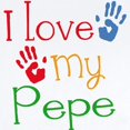 thumbnail image 2 of CafePress - I Love Pepe Infant Bodysuit - Baby Light Bodysuit, Size Newborn - 24 Months, 2 of 4