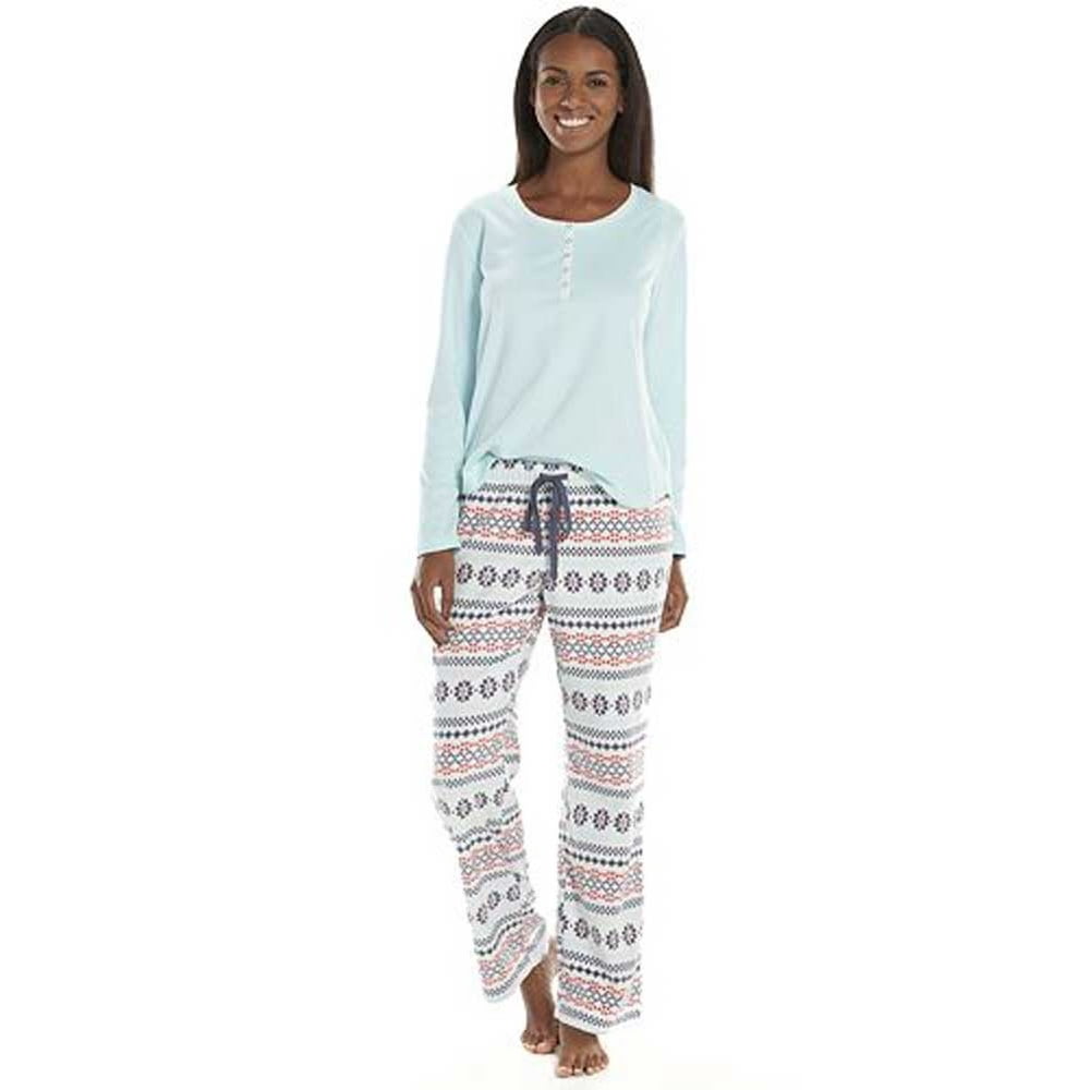 Sonoma SONOMA Women's Goods for Life Pajamas Microfleece Pajama 2pc