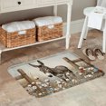 thumbnail image 2 of FJPT Non Slip Flannel Polyester Floor Mat With Donkey And Cotton Field Design For Bathroom Kitchen Bedroom Decor 31.5x19.7 inch, 2 of 5
