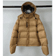thumbnail image 3 of Chaqueta de plumas de ganso gruesa con mangas extraíbles para hombres y mujeres, chaqueta de plumas para parejas, chaqueta holgada informal con capucha de invierno, verde militar, 3 of 4