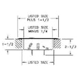 thumbnail image 6 of Hart & Cooley HVAC Diffuser, 6" H x 14" W, 421 Steel Diffuser for Floor - Golden Sand (010769), 6 of 6