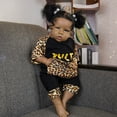 thumbnail image 2 of Takanini Reborn Baby Dolls 20" African American Silicone Limbs Realistic Baby Doll with Soft Body Birthday Gift, 2 of 5
