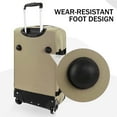 thumbnail image 4 of 3 Piece Softside Luggage Set, Heavy-Duty Water-Resistant Softshell Suitcase with Wheels, 20"/26"/30" Lightweight Rolling Luggage Bag, Beige,TA510, 4 of 9