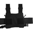 thumbnail image 4 of CZDLDNXS Multi-Pocket Chest Rig Bag Utility Vest Chest Bag for Men Hands Free Radio Front Pack Pouch Hip Hop Chest Pack Functional Tactical Harness for Women Running Exercise Hiking Camping, 4 of 5