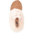 thumbnail image 6 of SNUGRUGS Women's Harriet Sheepskin Slipper Mule with Cuff - Chestnut - US 7, 6 of 7
