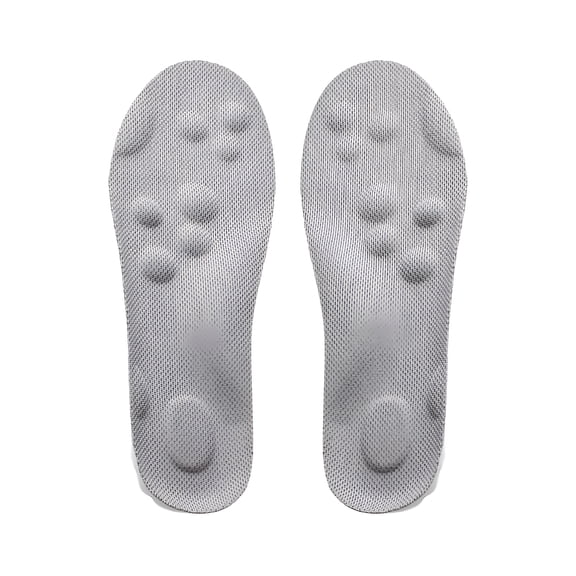 XIRQI 1 Pair 4D Cloud Insoles for Men & Women, Soft and Breathable Shock-Absorbing Memory Foam Sports Shoe Inserts, Arch Support Orthopedic Massage Foot Pads