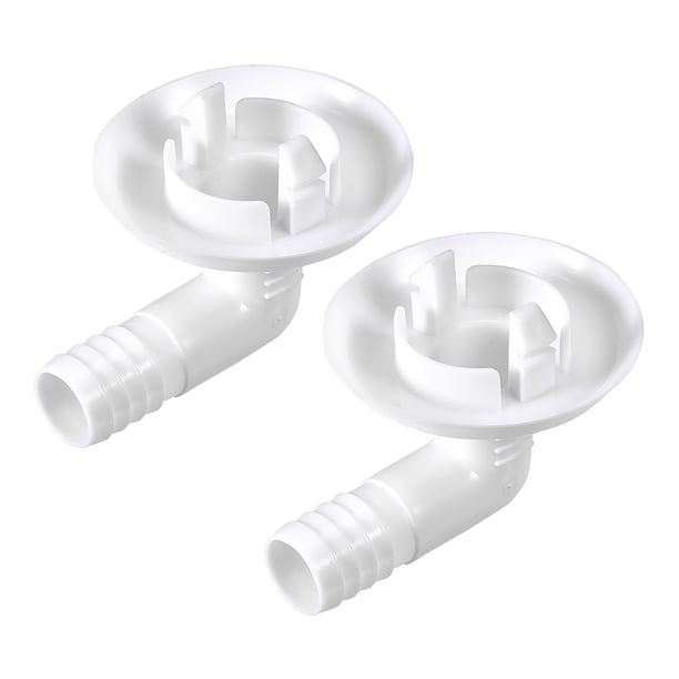 Conector de manguera de drenaje para aire acondicionado, accesorio en ángulo para unidades mini-split y unidades de ventana de aire acondicionado 30 mm 2 Pcs