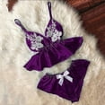 thumbnail image 4 of Birdeem Women Plus Size Lingerie Corset Lace Floral Bralette Bra Two Piece Underwear, 4 of 5