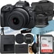 Canon EOS R100 Appareil Photo Hybri avec Objectif 18-45 Mm RF-S + Carte Mémoire SanDisk 128 Go + Boîtier + Pack d'Accessoires ZeeTech – image 1 sur 9