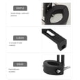 thumbnail image 4 of HEALEEP Lamp Installation Bracket Spotlight Mount Bracket Black 1Pack for Night Rides, 4 of 8