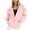 Pink, variant on tarylea Hoodies for Women Two Way Zipper Drawstring Sweatshirts Long Sleeve Solid Color Jackets with Pockets Casual Loose Fall Athletic Tops
