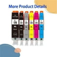 thumbnail image 6 of Compatible PGI-170 CLI-171 25ML Ink Cartridges Replacement for Canon MG5410 MG5510 MG5610 MG6310 MG6410 MG6610 MG7110 MG7510 IP7210 IP8710 MX721 IX6810 Printers, 6 of 7