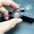 thumbnail image 4 of Car Turbo Keychain, Creative Metal Spinning Turbocharger Key Fob, Universal Vehicle Part Keychain Key Ring Decoration - Purple, 4 of 5