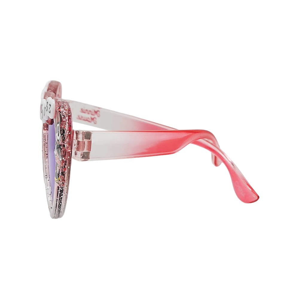 Minnie Mouse Pink Glitter Heart Charm Sunglasses