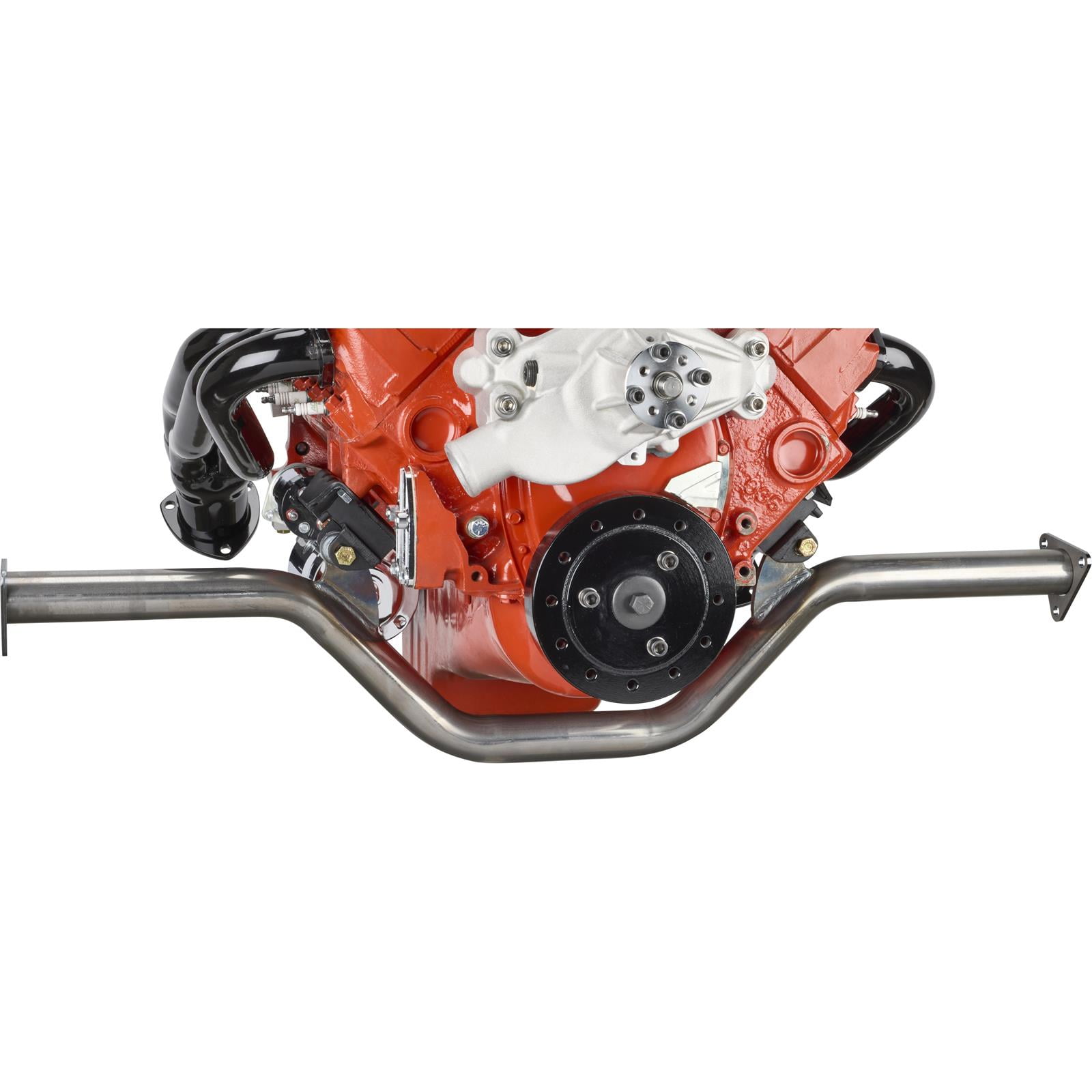 SBC Small Block Chevy V8 Engine Crossmember Motor Mount Kit: Heavy-Wall 1 3/4" Tubing, MIG Welded, Fits Frames Up to 39" Wide, Rubber Mounts with Abrasion Resistance and Aging Stability
