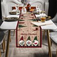 thumbnail image 4 of Fiudx Ofertas Flash Del Día Suministros De Decoración Del Hogar Navideño, Camino De Mesa De Tela Tejida, Mantel Navideño, 4 of 7