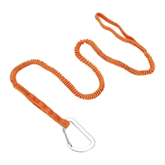Correa de Paleta para Kayak, Correa Elástica, Cuerda Elástica, Correa para Caña para Kayak Ajustable, Cordón para Surf, Kayak, Accesorios de Navegació Naranja