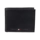 thumbnail image 1 of Cartera Tommy Hilfiger de piel con doble pliegue, color carbón, para hombre, 1 of 4