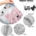 thumbnail image 7 of SCRAWLGOD Cats Print Set of 4 Gaming Chair Covers Cat Scratch Proof Rotating Gaming Chair Protector with Armrest Slipcovers Office Desk Chair Cover, 7 of 7
