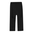 thumbnail image 4 of TiaoBug Kids Boys Padded Protective Shorts Pants Football Training Pants Youth Skateboarding Leggings Black 15-16, 4 of 7